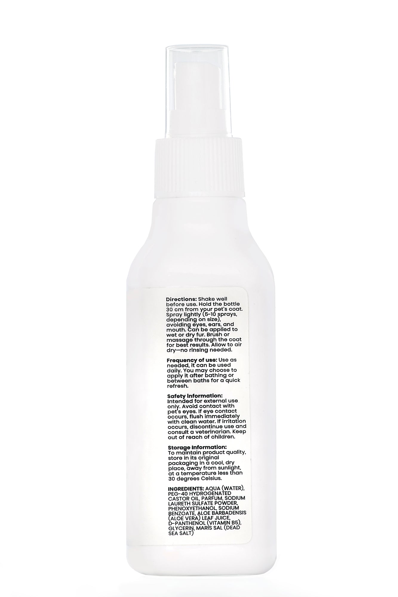 PawZenn Deodorizing Pet Spray - Vanilla & Coconut 150 ML