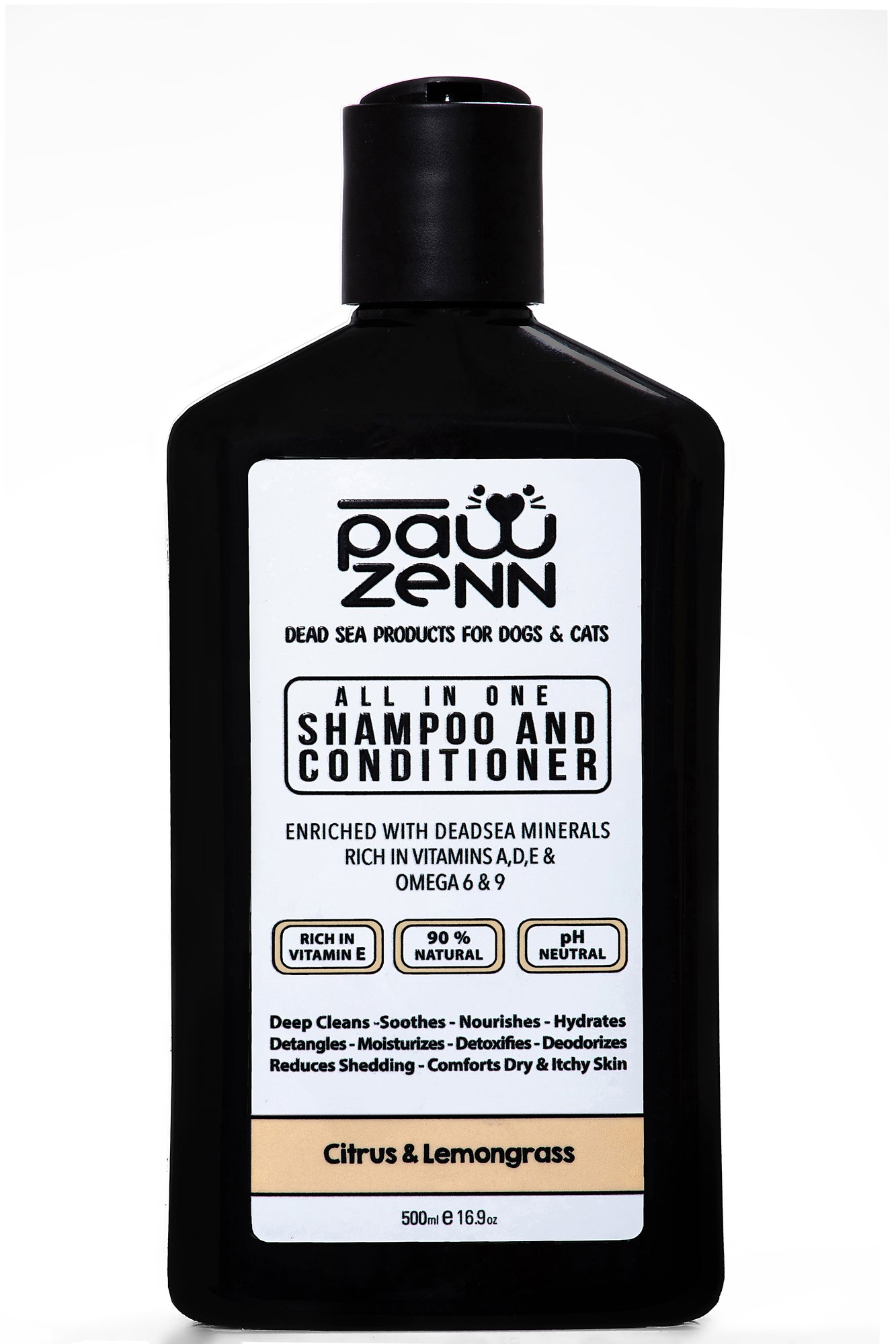 PawZenn Shampoo & Conditioner - Citrus & LemonGrass 500 ML