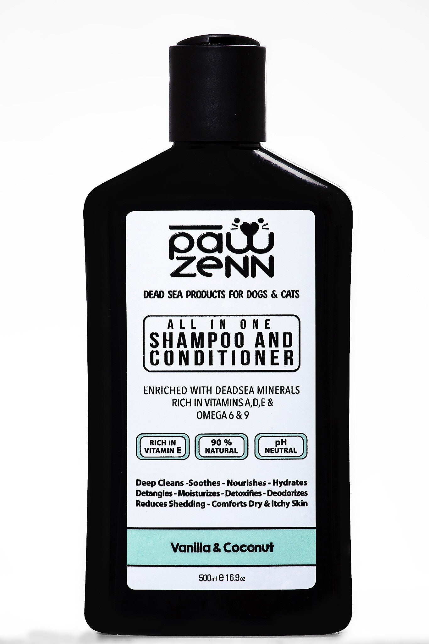 PawZenn Shampoo & Conditioner - Vanilla & Coconut 500 ML