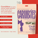 Cat & Dog Treats | Freeze-Dried Diced Duck Breast | 50g