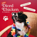 Cat & Dog Treats | Freeze-Dried Diced Chicken | 50g