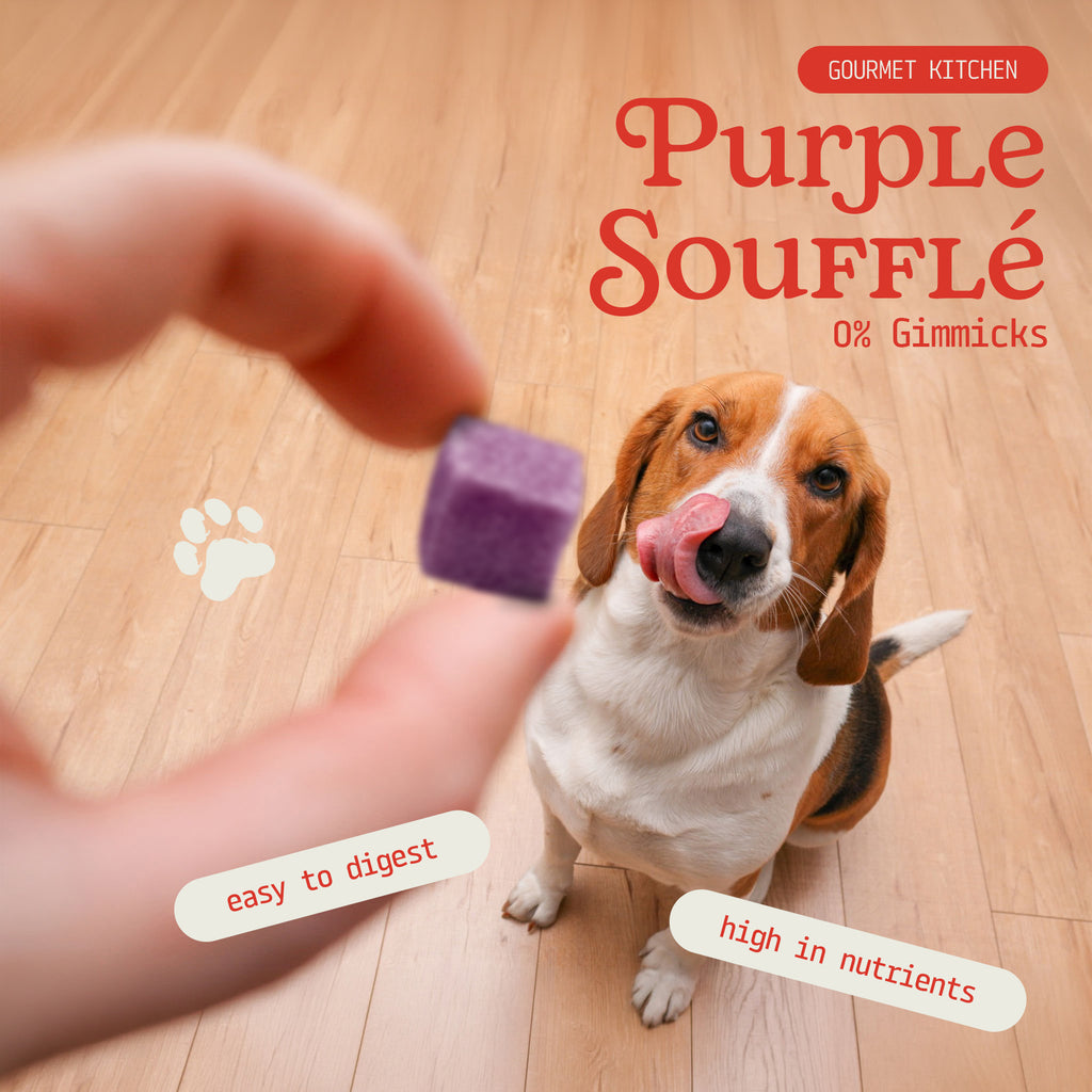 Cat & Dog Treats | Freeze-Dried Purple Soufflé | 50g