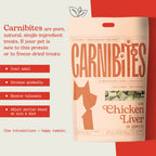 Cat & Dog Treats | Freeze-Dried Chicken Liver | 50g