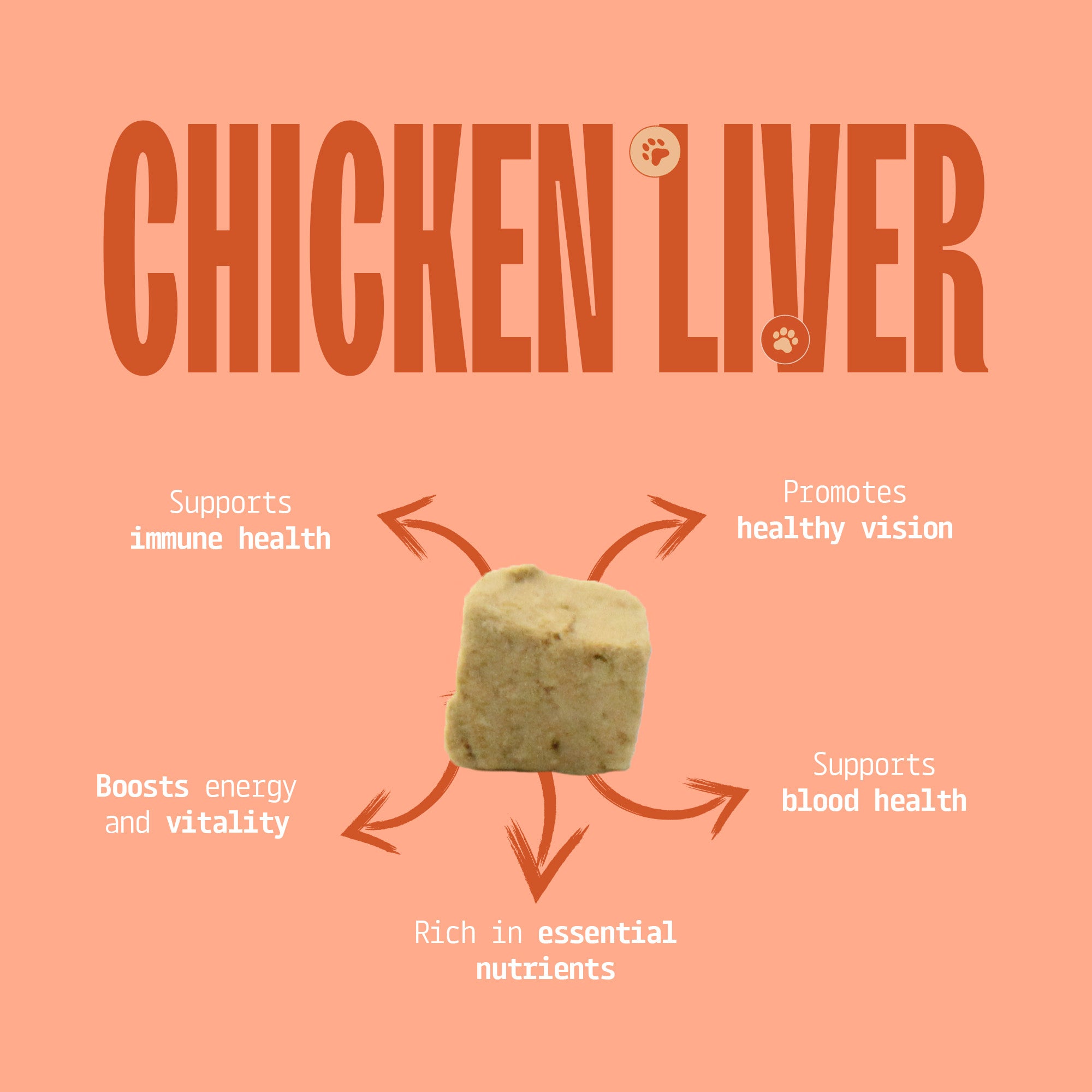 Cat & Dog Treats | Freeze-Dried Chicken Liver | 50g