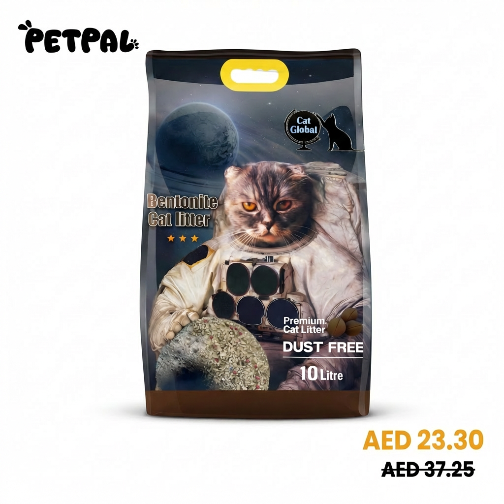 Cat Global 10L | Coffee | Bentonite Sand | Fast Clumping | Low Dust | Odor Control