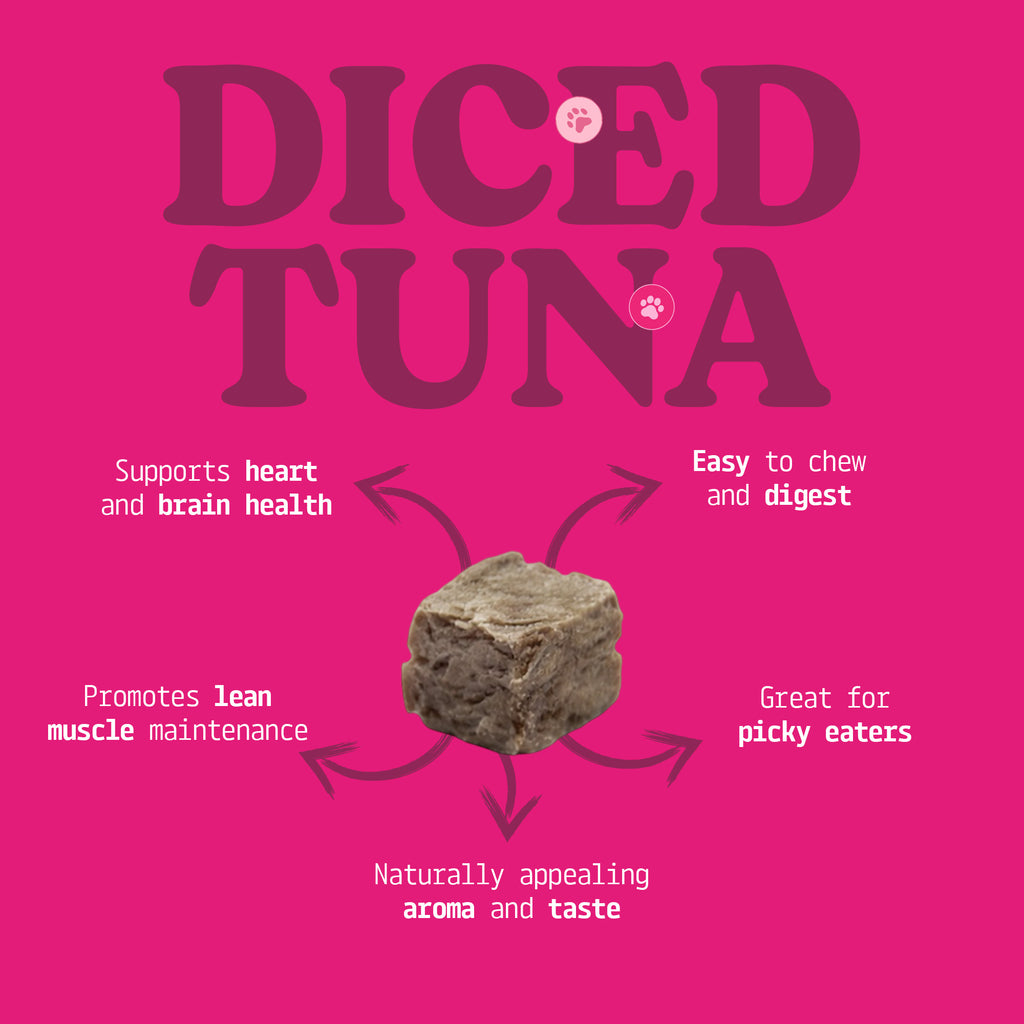 Cat & Dog Treats | Freeze-Dried Diced Tuna | 50g