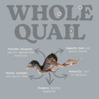 Cat & Dog Treats | Freeze-Dried Whole Quail | 100g