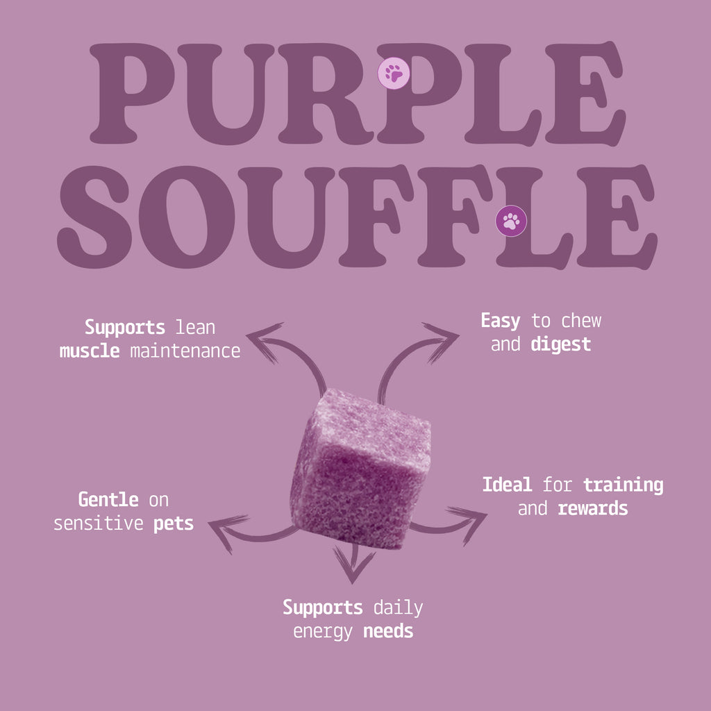 Cat & Dog Treats | Freeze-Dried Purple Soufflé | 50g