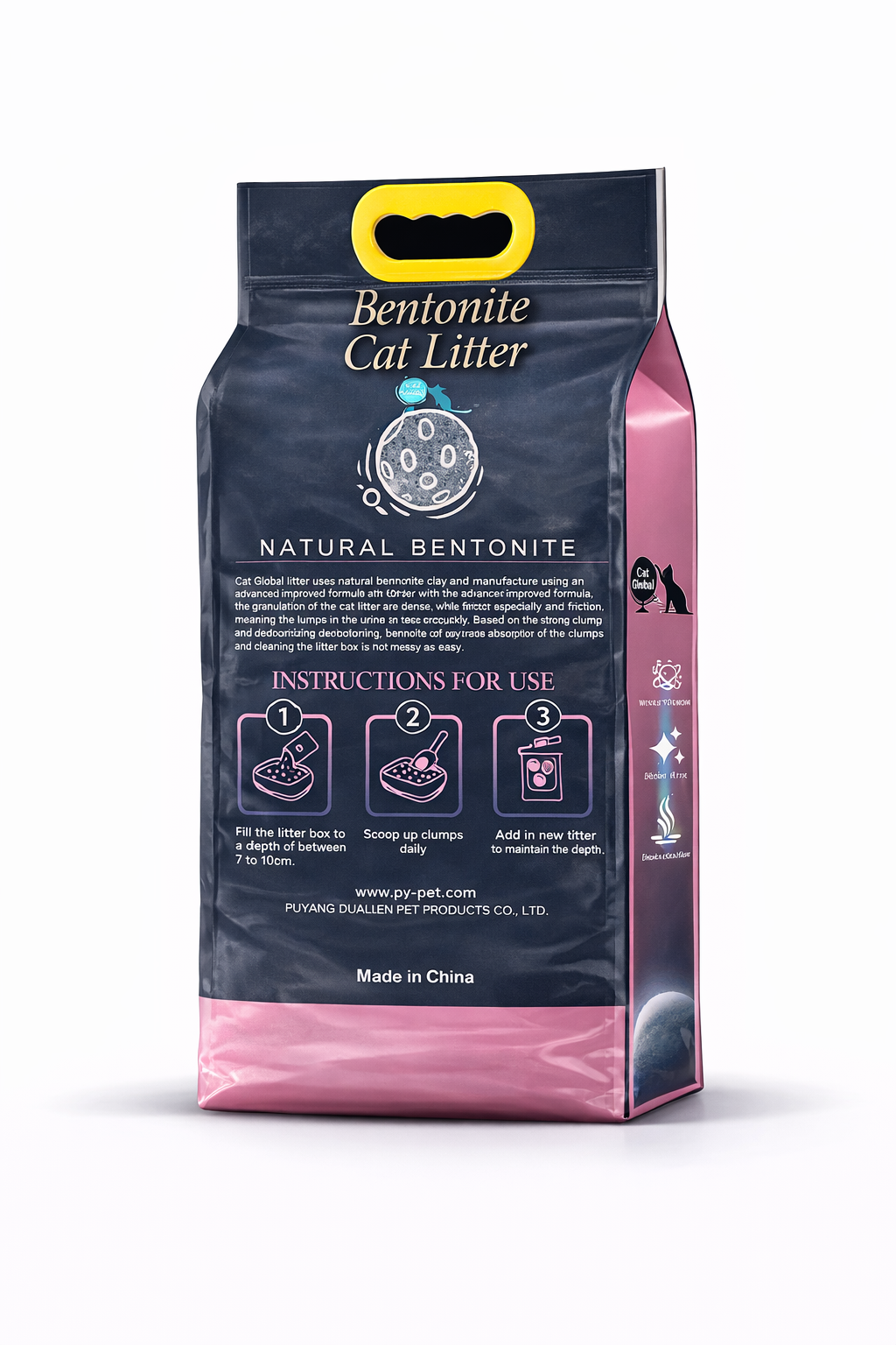Cat Global 10L | Baby Powder | Bentonite Sand | Fast Clumping | Low Dust | Odor Control
