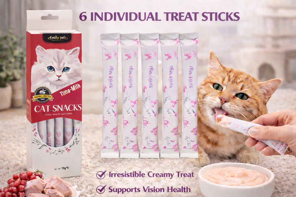 Lickable Creamy Treats 15g x 6 Pcs | Tuna & Wolfberry Liquid Snack