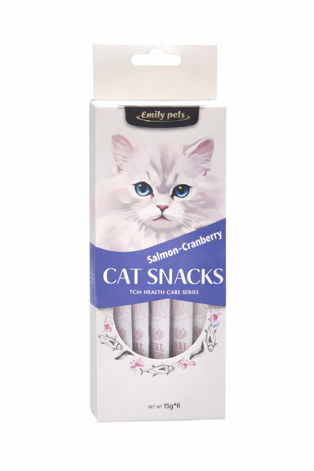 Lickable Creamy Treats 15g x 6 Pcs | Salmon & Cranberry Liquid Snack