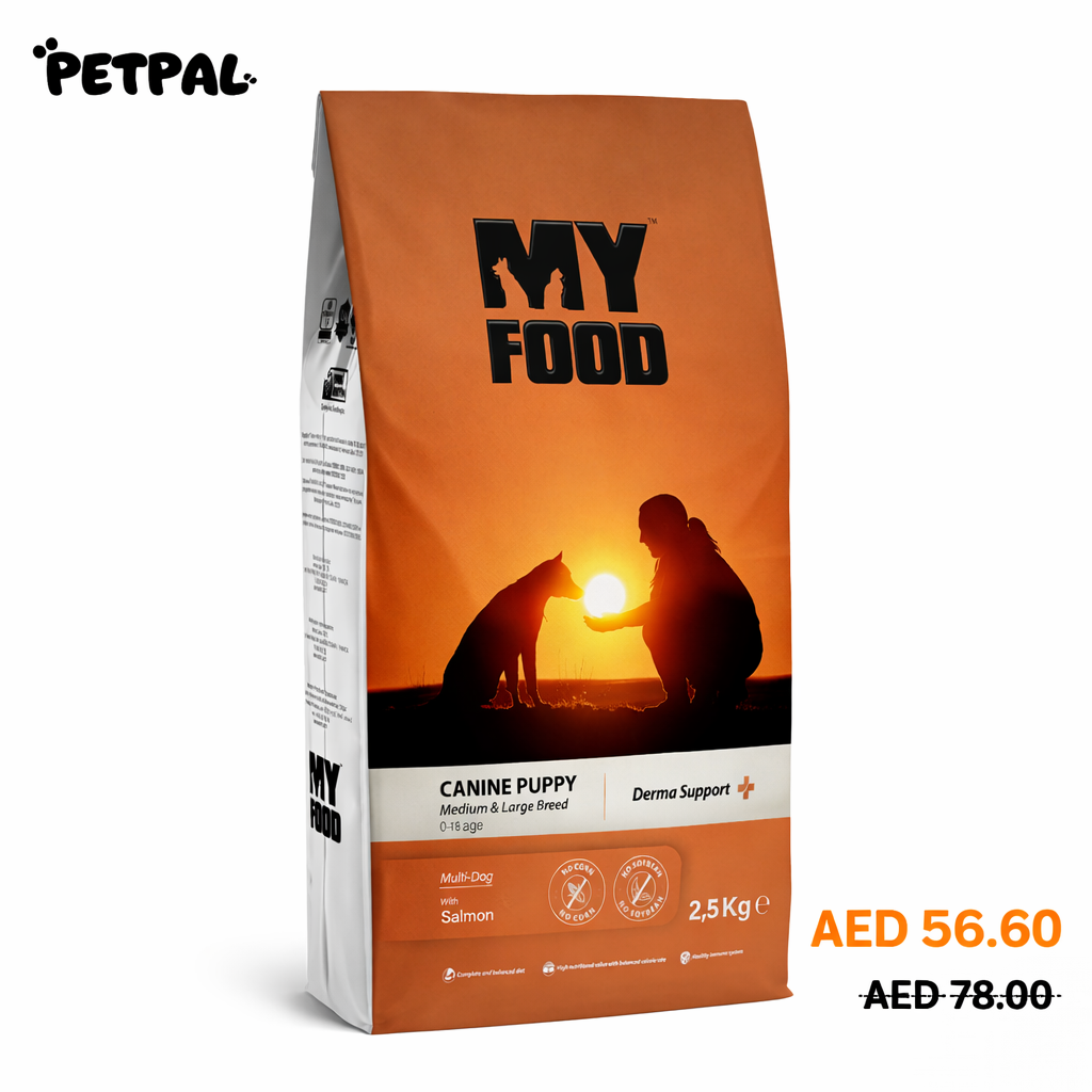 Puppy | Medium & Large Breed | Derma Support | Salmon | 2,5kg