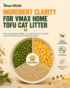 Vmax Home 7L | Milk | Tofu Cat Litter | Clumping | Odor Control