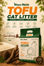 Vmax Home 7L | Oud Wood | Tofu Cat Litter | Clumping | Odor Control