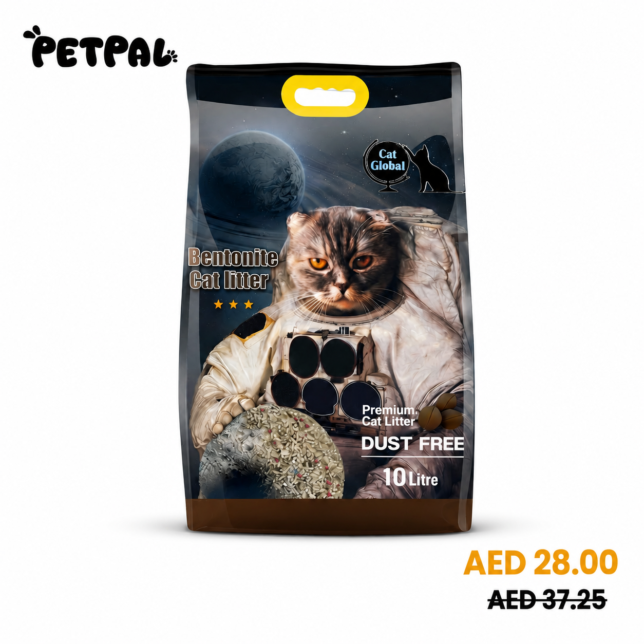 Cat Global 10L | Coffee | Bentonite Sand | Fast Clumping | Low Dust | Odor Control