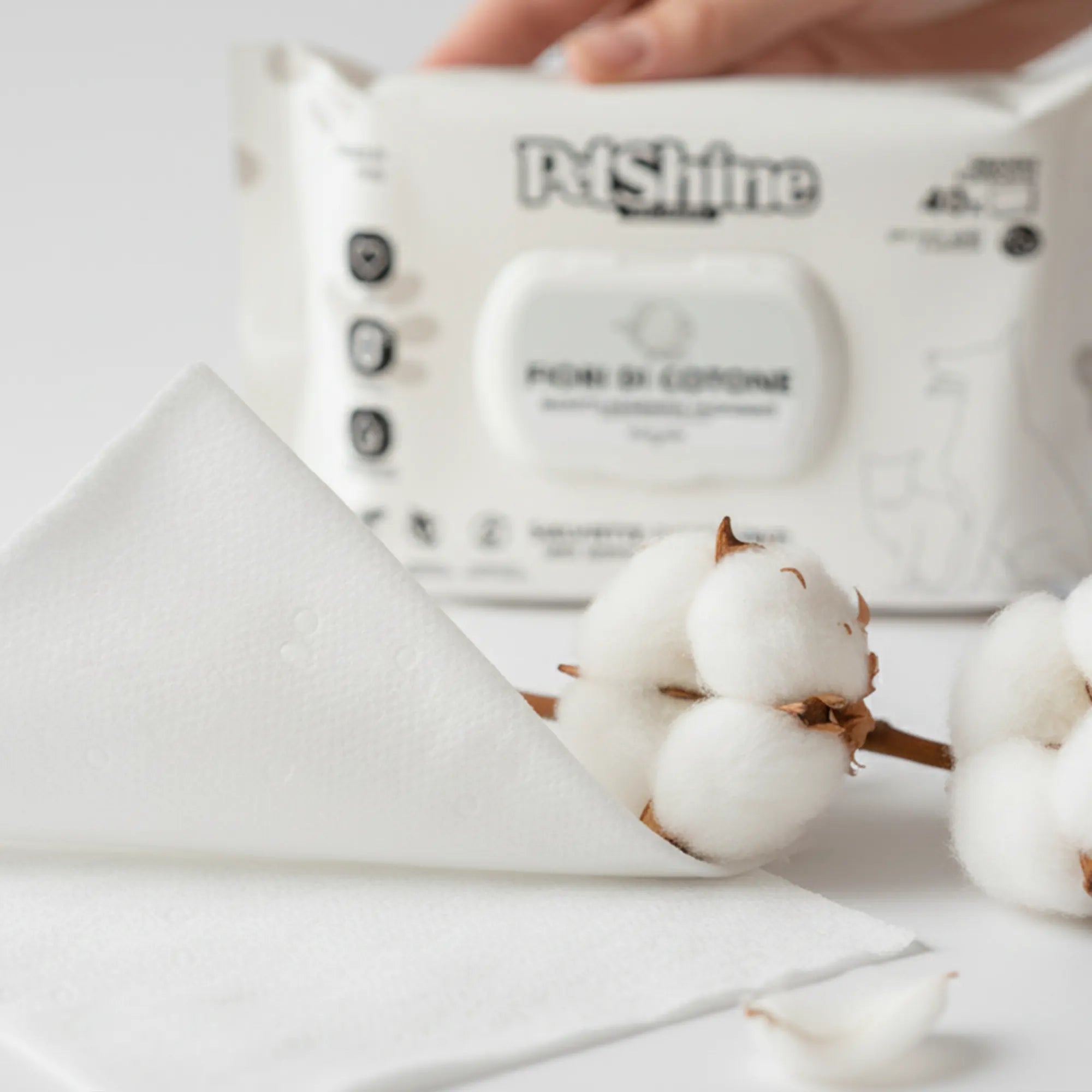 PetShine Wipes | Fiore Di Conte 40Pcs