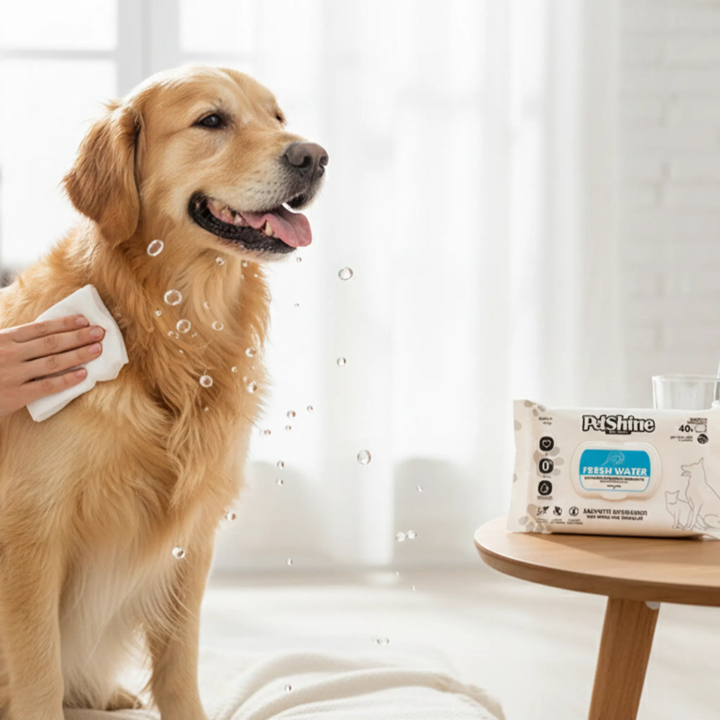 PetShine Wipes | Fresh Water 40Pcs