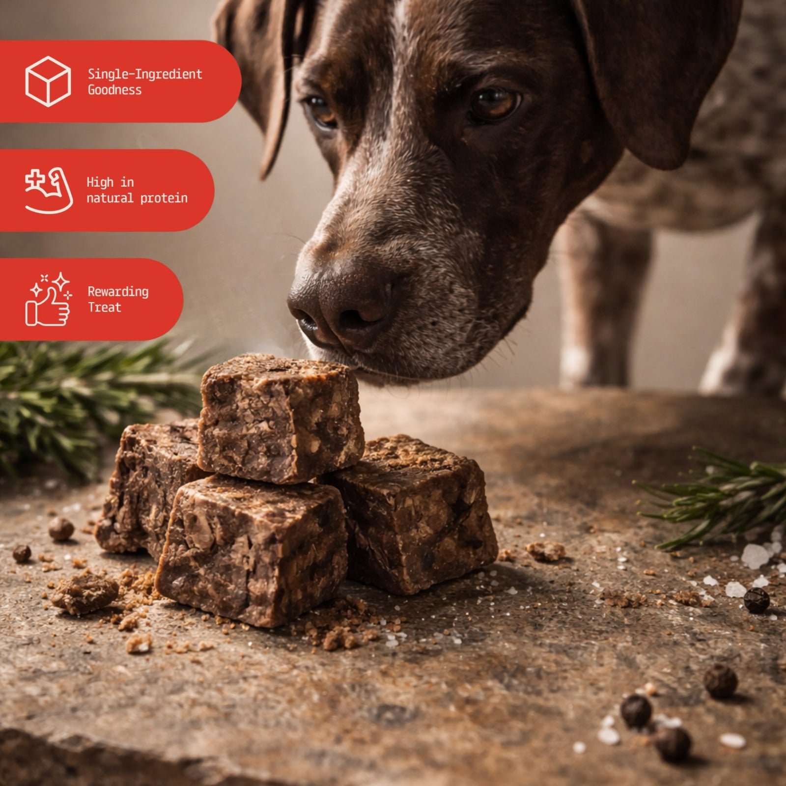 Cat & Dog Treats | Freeze-Dried Beef Lungs | 20g
