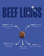 Cat & Dog Treats | Freeze-Dried Beef Lungs | 20g