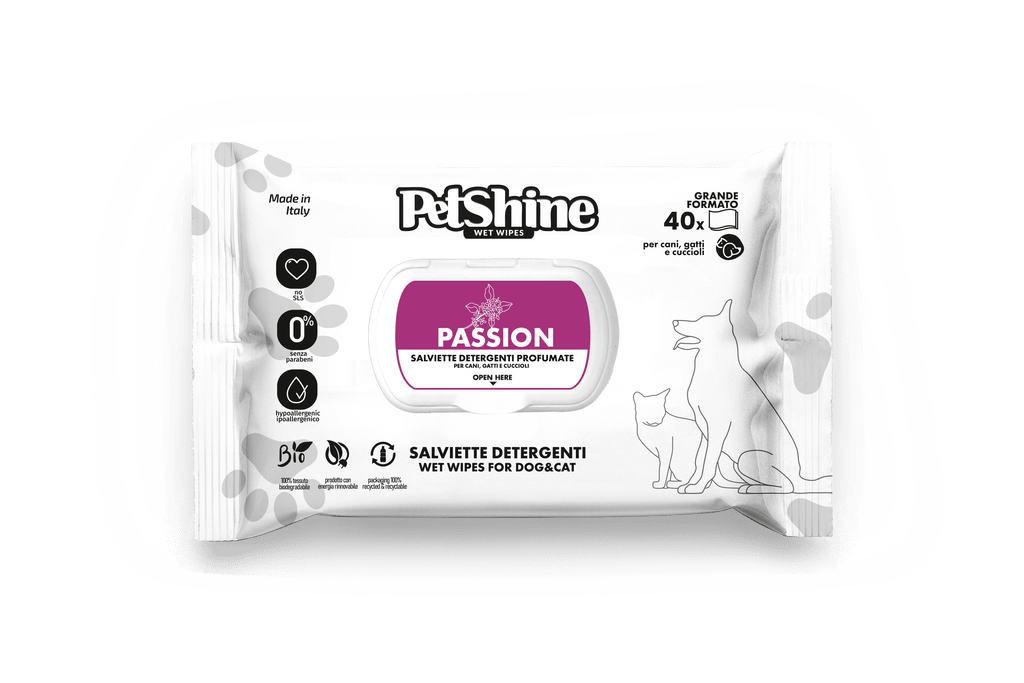 PetShine Wipes | Passion 40Pcs