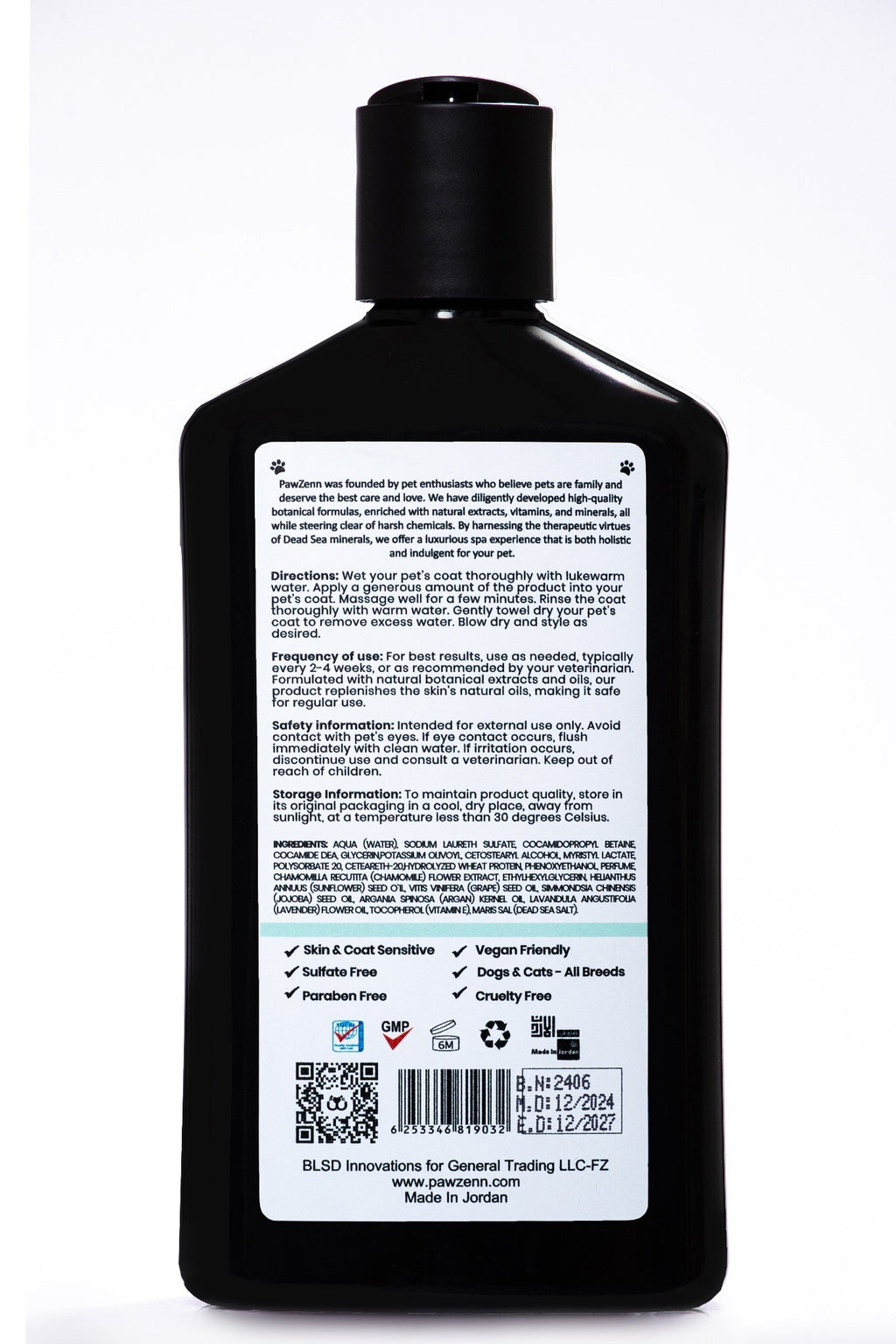 PawZenn Shampoo & Conditioner - Vanilla & Coconut 500 ML