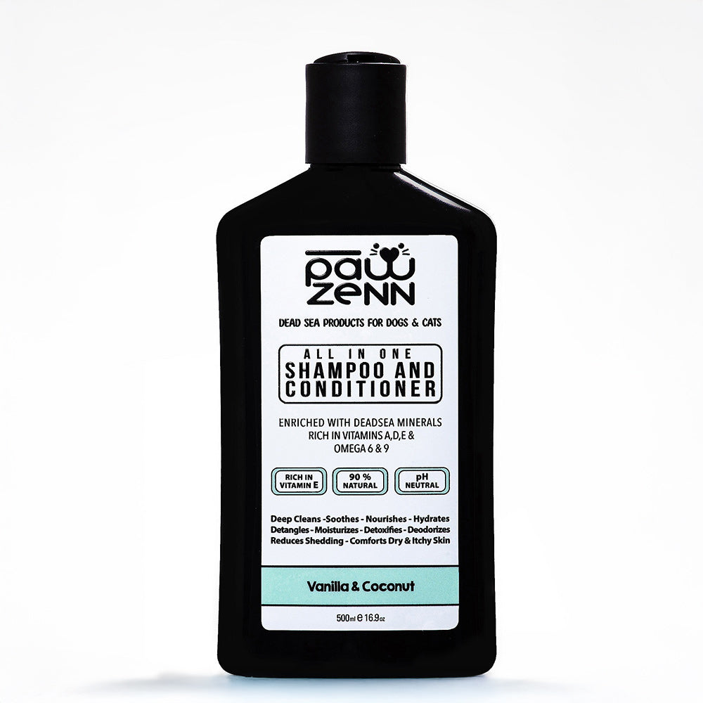 PawZenn Shampoo & Conditioner - Vanilla & Coconut 500 ML